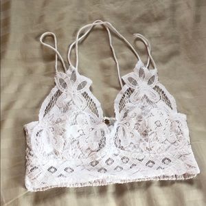 White Free People Bralette